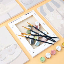 Afbeelding in Gallery-weergave laden, Mini Schilderen op Nummer 15x20cm (6 stuks) - Romantisch Café