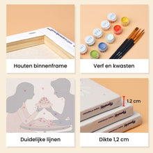 Afbeelding in Gallery-weergave laden, Mini Schilderen op Nummer 15x20cm (6 stuks) - Romantisch Café