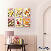 Afbeelding in Gallery-weergave laden, Mini Schilderen op Nummer 15x20cm (6 stuks) - Zomerse Lekkernijen