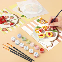 Afbeelding in Gallery-weergave laden, Mini Schilderen op Nummer 15x20cm (6 stuks) - Zomerse Lekkernijen