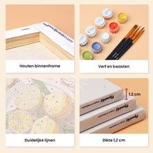 Afbeelding in Gallery-weergave laden, Mini Schilderen op Nummer 15x20cm (6 stuks) - Zomerse Lekkernijen