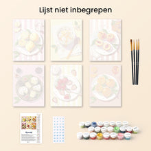 Afbeelding in Gallery-weergave laden, Mini Schilderen op Nummer 15x20cm (6 stuks) - Zomerse Lekkernijen