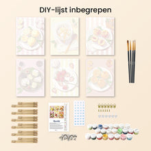 Afbeelding in Gallery-weergave laden, Mini Schilderen op Nummer 15x20cm (6 stuks) - Zomerse Lekkernijen