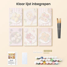 Afbeelding in Gallery-weergave laden, Mini Schilderen op Nummer 15x20cm (6 stuks) - Zomerse Lekkernijen