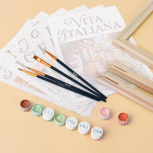 Afbeelding in Gallery-weergave laden, Mini Schilderen op Nummer 15x20cm (6 stuks) - Dolce Vita