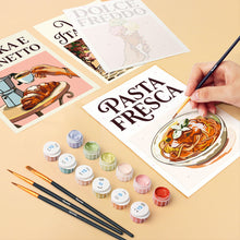 Afbeelding in Gallery-weergave laden, Mini Schilderen op Nummer 15x20cm (6 stuks) - Dolce Vita