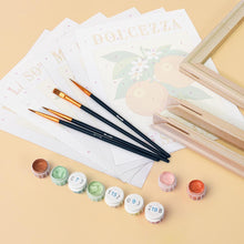 Afbeelding in Gallery-weergave laden, Mini Schilderen op Nummer 15x20cm (6 stuks) - Zon van Italië