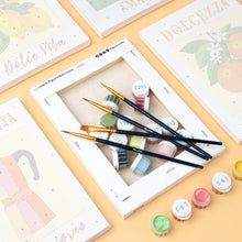 Afbeelding in Gallery-weergave laden, Mini Schilderen op Nummer 15x20cm (6 stuks) - Zon van Italië