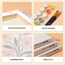 Afbeelding in Gallery-weergave laden, Mini Schilderen op Nummer 15x20cm (6 stuks) - Moderne Bloemen