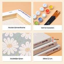 Afbeelding in Gallery-weergave laden, Mini Schilderen op Nummer 15x20cm (6 stuks) - Grafische Bloemen