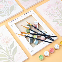 Afbeelding in Gallery-weergave laden, Mini Schilderen op Nummer 15x20cm (6 stuks) - Pastelbloemen