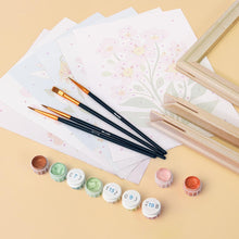 Afbeelding in Gallery-weergave laden, Mini Schilderen op Nummer 15x20cm (6 stuks) - Lentebloemen