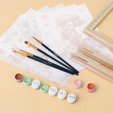 Afbeelding in Gallery-weergave laden, Mini Schilderen op Nummer 15x20cm (6 stuks) - Valentijnsdag