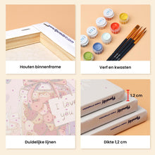 Afbeelding in Gallery-weergave laden, Mini Schilderen op Nummer 15x20cm (6 stuks) - Valentijnsdag