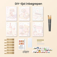 Afbeelding in Gallery-weergave laden, Mini Schilderen op Nummer 15x20cm (6 stuks) - Valentijnsdag