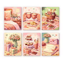 Afbeelding in Gallery-weergave laden, Mini Schilderen op Nummer 15x20cm (6 stuks) - Liefdescadeaus