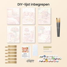 Afbeelding in Gallery-weergave laden, Mini Schilderen op Nummer 15x20cm (6 stuks) - Liefdescadeaus