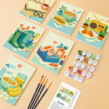 Afbeelding in Gallery-weergave laden, Mini Schilderen op Nummer 15x20cm (6 stuks) - Kleine Vreugdes