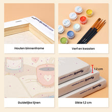 Afbeelding in Gallery-weergave laden, Mini Schilderen op Nummer 15x20cm (6 stuks) - Kleine Vreugdes