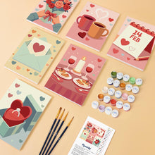 Afbeelding in Gallery-weergave laden, Mini Schilderen op Nummer 15x20cm (6 stuks) - Geluksmomenten