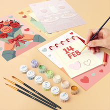 Afbeelding in Gallery-weergave laden, Mini Schilderen op Nummer 15x20cm (6 stuks) - Geluksmomenten