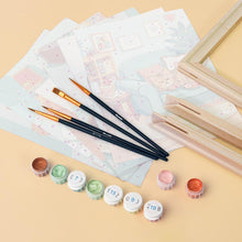 Afbeelding in Gallery-weergave laden, Mini Schilderen op Nummer 15x20cm (6 stuks) - Knusse Liefde