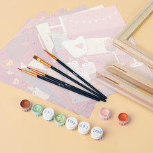 Afbeelding in Gallery-weergave laden, Mini Schilderen op Nummer 15x20cm (6 stuks) - Romantiek en Liefde