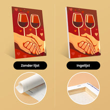 Afbeelding in Gallery-weergave laden, Mini Schilderen op Nummer 15x20cm (6 stuks) - Romantiek en Liefde