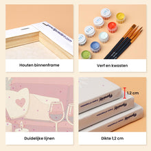 Afbeelding in Gallery-weergave laden, Mini Schilderen op Nummer 15x20cm (6 stuks) - Romantiek en Liefde