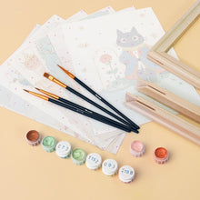 Afbeelding in Gallery-weergave laden, Mini Schilderen op Nummer 15x20cm (6 stuks) - Kleine Kat