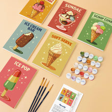 Afbeelding in Gallery-weergave laden, Mini Schilderen op Nummer 15x20cm (6 stuks) - Vintage IJs