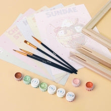 Afbeelding in Gallery-weergave laden, Mini Schilderen op Nummer 15x20cm (6 stuks) - Retro IJs