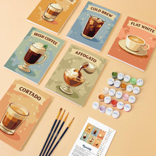 Afbeelding in Gallery-weergave laden, Mini Schilderen op Nummer 15x20cm (6 stuks) - Specialty Koffie