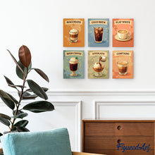 Afbeelding in Gallery-weergave laden, Mini Schilderen op Nummer 15x20cm (6 stuks) - Specialty Koffie