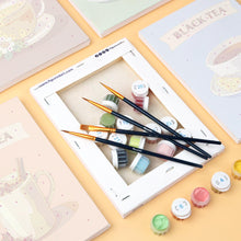 Afbeelding in Gallery-weergave laden, Mini Schilderen op Nummer 15x20cm (6 stuks) - Theeën van de Wereld