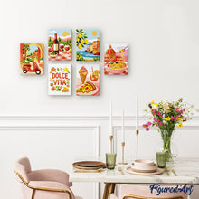 Afbeelding in Gallery-weergave laden, Mini Schilderen op Nummer 15x20cm (6 stuks) - Mediterrane Ontsnapping