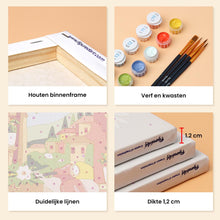 Afbeelding in Gallery-weergave laden, Mini Schilderen op Nummer 15x20cm (6 stuks) - Mediterrane Ontsnapping