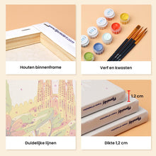 Afbeelding in Gallery-weergave laden, Mini Schilderen op Nummer 15x20cm (6 stuks) - Levendig Spanje