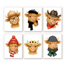 Afbeelding in Gallery-weergave laden, Mini Schilderen op Nummer 15x20cm (6 stuks) - Landelijke Schatjes