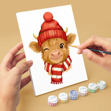 Afbeelding in Gallery-weergave laden, Mini Schilderen op Nummer 15x20cm (6 stuks) - Landelijke Schatjes