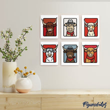 Afbeelding in Gallery-weergave laden, Mini Schilderen op Nummer 15x20cm (6 stuks) - De Moe Crew