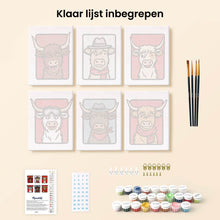 Afbeelding in Gallery-weergave laden, Mini Schilderen op Nummer 15x20cm (6 stuks) - De Moe Crew