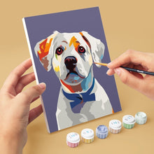 Afbeelding in Gallery-weergave laden, Mini Schilderen op Nummer 15x20cm (6 stuks) - Moderne Hondportretten 1