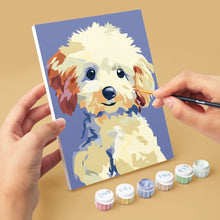 Afbeelding in Gallery-weergave laden, Mini Schilderen op Nummer 15x20cm (6 stuks) - Moderne Hondportretten 2