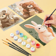 Afbeelding in Gallery-weergave laden, Mini Schilderen op Nummer 15x20cm (6 stuks) - Bosportretten 2