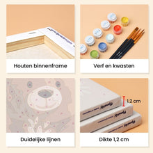 Afbeelding in Gallery-weergave laden, Mini Schilderen op Nummer 15x20cm (6 stuks) - Bosportretten 2