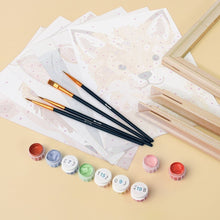 Afbeelding in Gallery-weergave laden, Mini Schilderen op Nummer 15x20cm (6 stuks) - Wildlife Portretten 2