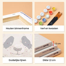 Afbeelding in Gallery-weergave laden, Mini Schilderen op Nummer 15x20cm (6 stuks) - Wildlife Portretten 3