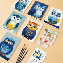 Afbeelding in Gallery-weergave laden, Mini Schilderen op Nummer 15x20cm (6 stuks) - Kleurrijke Nachtwacht