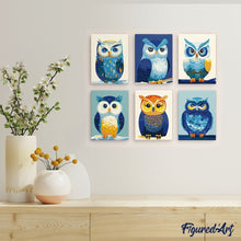 Afbeelding in Gallery-weergave laden, Mini Schilderen op Nummer 15x20cm (6 stuks) - Kleurrijke Nachtwacht